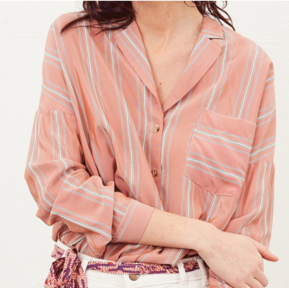 Tinsels Orla Regate Boyfriend Shirt